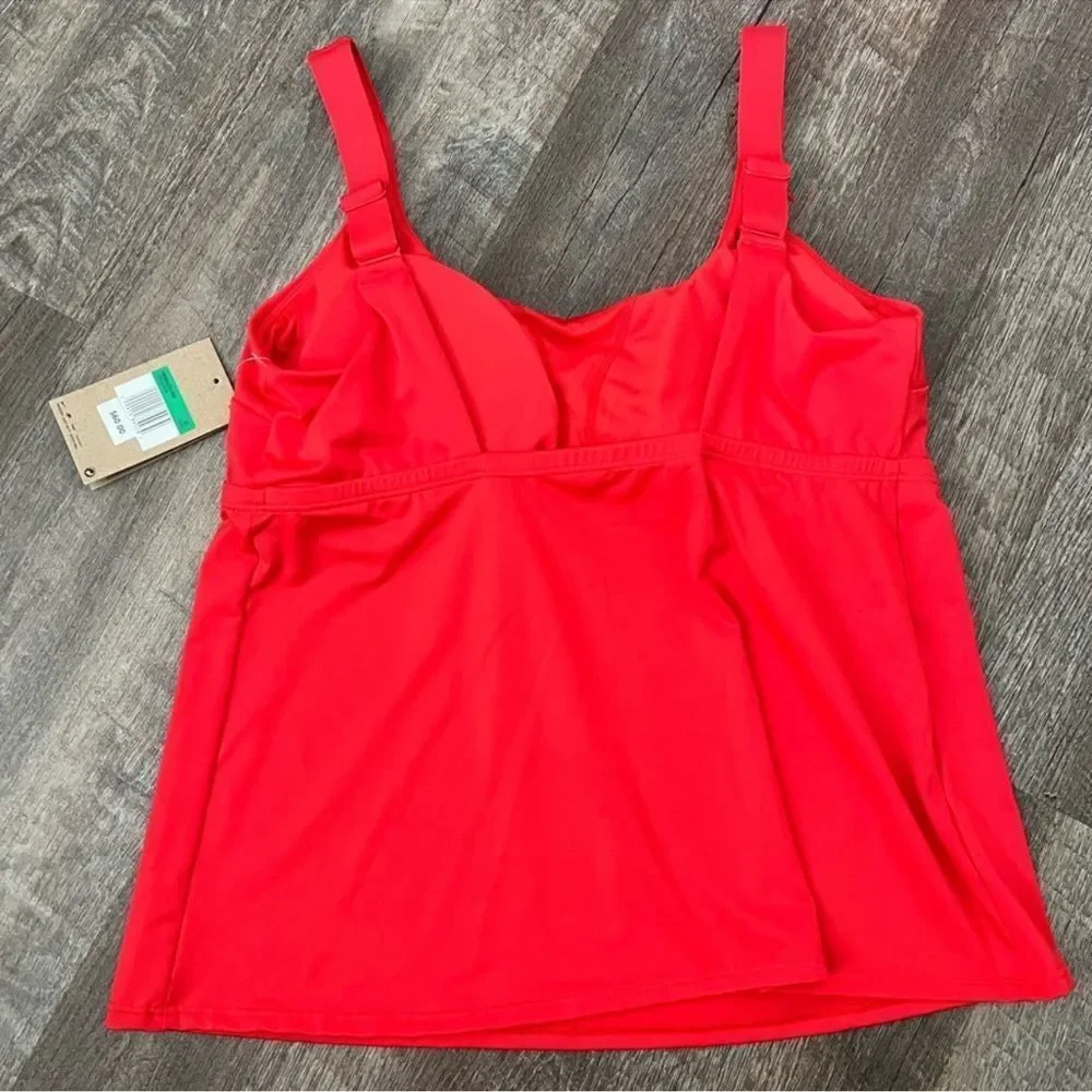 Nike‎ Swim Essential Scoopneck Tankini Top-Size XL